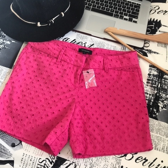 nwot // the limited embroidered eyelet shorts - Picture 1 of 8